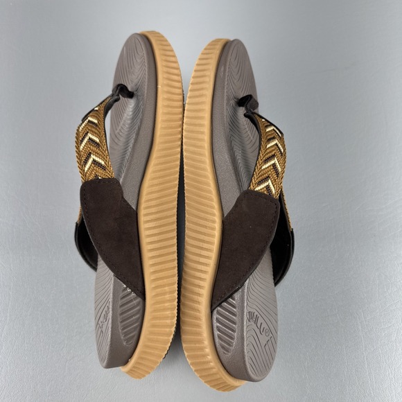 kuailu Orthopedic Recovery Flip Flops Womens 10 Athletic Ergonomic Arch Support - Picture 8 of 11